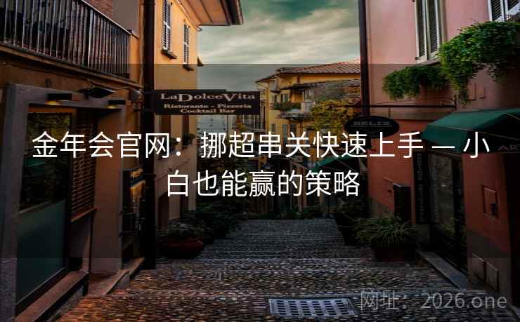 金年会官网：挪超串关快速上手 — 小白也能赢的策略